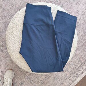 Lululemon Wunder Under Crop (High-Rise) *Full-On Luxtreme 21" Iron Blue | Size 4